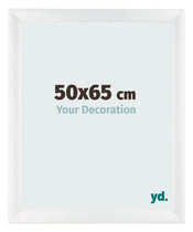 Cornice 50x65cm Bianco Vintage MDF Pisa Davanti Dimensione | Yourdecoration.it