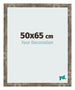 Cornice 50x65cm Blu Oro Fondente MDF Bologna Davanti Dimensione | Yourdecoration.it