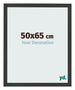Cornice 50x65cm Grana Di Legno Nero MDF Bologna Davanti Dimensione | Yourdecoration.it