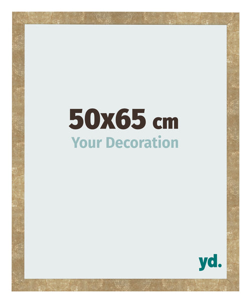 Cornice 50x65cm Oro Antico MDF Bologna Davanti Dimensione | Yourdecoration.it