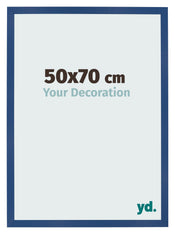 Cornice 50x70 cm Blu Scuro MDF Bologna Davanti Dimensione | Yourdecoration.it