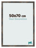 Cornice 50x70 cm Metallo Ossidato MDF Bologna Davanti Dimensione | Yourdecoration.it