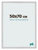 Cornice 50x70cm Acciaio Inox MDF Bologna Davanti Dimensione | Yourdecoration.it