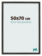 Cornice 50x70cm Antracite MDF Bologna Davanti Dimensione | Yourdecoration.it