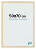 Cornice 50x70cm Faggio Decorativo MDF Bologna Davanti Dimensione | Yourdecoration.it