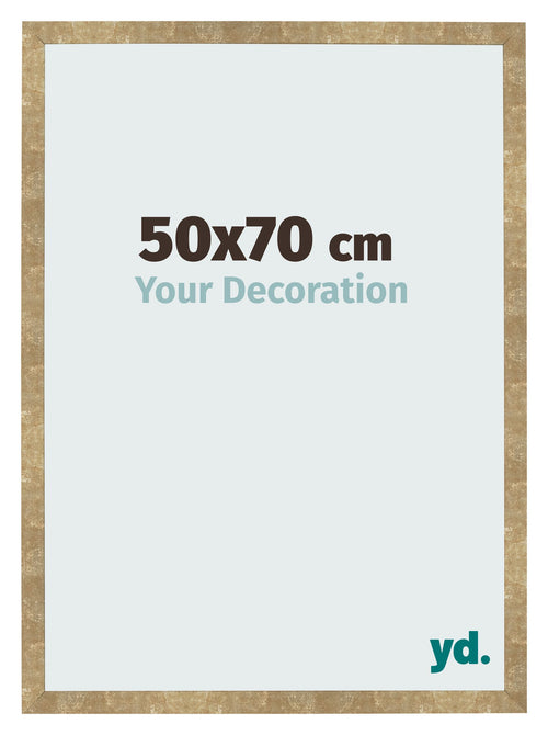 Cornice 50x70cm Oro Antico MDF Bologna Davanti Dimensione | Yourdecoration.it