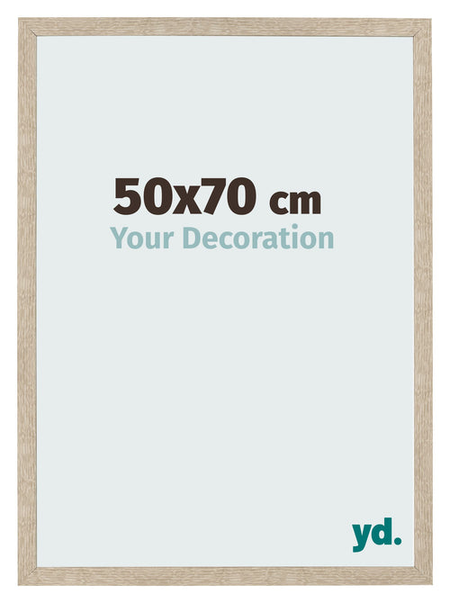 Cornice 50x70cm Rovere MDF Bologna Davanti Dimensione | Yourdecoration.it