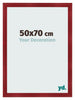 Cornice 50x70cm Vino Rosso Spazzato MDF Pisa Davanti Dimensione | Yourdecoration.it