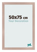 Cornice 50x75 cm Rosa Antico MDF Bologna Davanti Dimensione | Yourdecoration.it