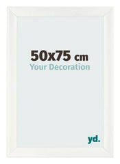 Cornice 50x75cm Bianco Vintage MDF Pisa Davanti Dimensione | Yourdecoration.it