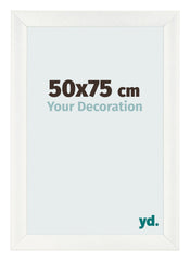 Cornice 50x75cm Bianco Vintage MDF Pisa Davanti Dimensione | Yourdecoration.it