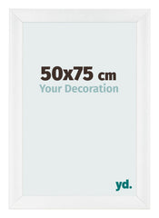 Cornice 50x75cm Bianco Vintage MDF Pisa Davanti Dimensione | Yourdecoration.it