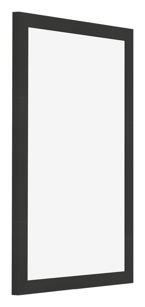 Cornice 50x75cm Grana Di Legno Nero MDF Bologna Davanti Obliquo | Yourdecoration.it
