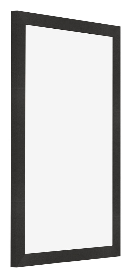 Cornice 50x75cm Nero Opaco MDF Bologna Davanti Obliquo | Yourdecoration.it