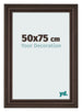 Cornice 50x75cm Quercia Scura MDF Lazio Davanti Dimensione | Yourdecoration.it