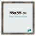 Cornice 55x55 cm Metallo Ossidato MDF Bologna Davanti Dimensione | Yourdecoration.it
