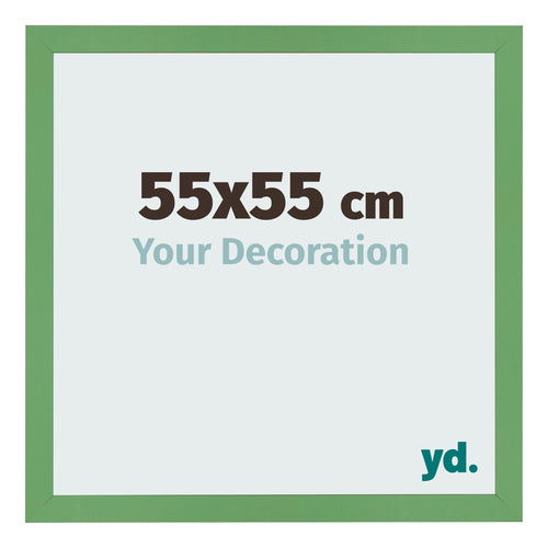 Cornice 55x55 cm Verde MDF Bologna Davanti Dimensione | Yourdecoration.it