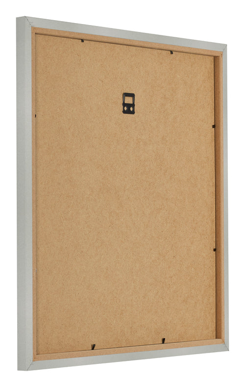 Cornice 55x55cm Argento Opaco MDF Bologna Retro Obliquo | Yourdecoration.it