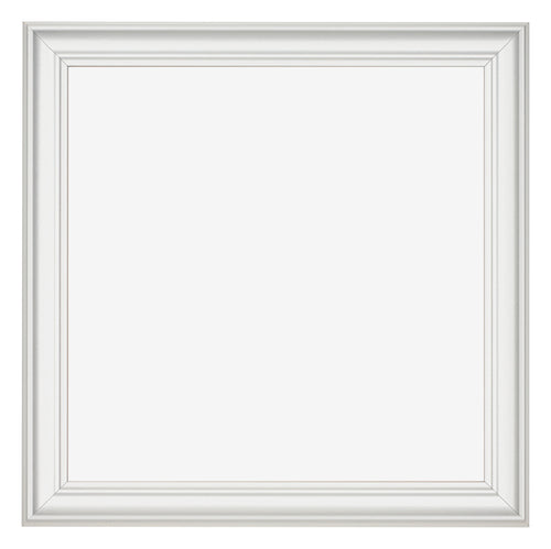 Cornice 55x55cm Bianco Spazzato MDF Lazio Davanti | Yourdecoration.it