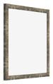 Cornice 55x55cm Blu Oro Fondente MDF Bologna Davanti Obliquo | Yourdecoration.it