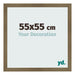Cornice 55x55cm Bronzo Decorativo MDF Bologna Davanti Dimensione | Yourdecoration.it