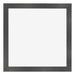 Cornice 55x55cm Nero Argento Lucido MDF Pisa Davanti | Yourdecoration.it
