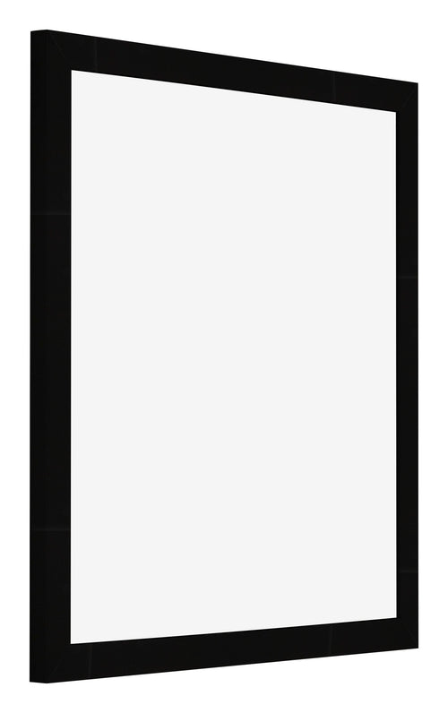 Cornice 55x55cm Nero Lucente MDF Bologna Davanti Obliquo | Yourdecoration.it