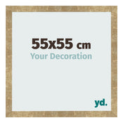 Cornice 55x55cm Oro Antico MDF Bologna Davanti Dimensione | Yourdecoration.it