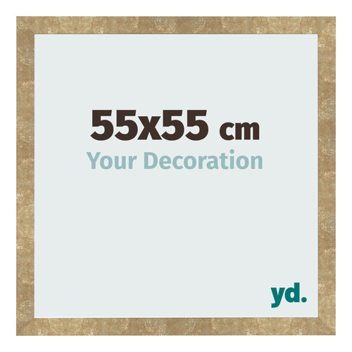 Cornice 55x55cm Oro Antico MDF Bologna Davanti Dimensione | Yourdecoration.it