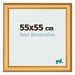 Cornice 55x55cm Oro Opaco MDF Lazio Davanti Dimensione | Yourdecoration.it