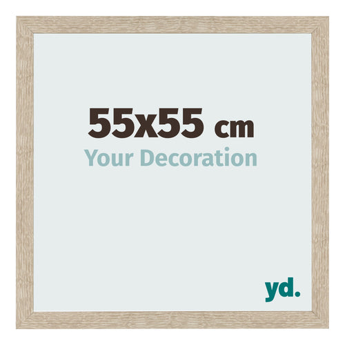 Cornice 55x55cm Rovere MDF Bologna Davanti Dimensione | Yourdecoration.it