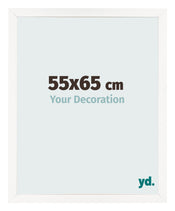 Cornice 55x65 cm Bianco Lucente MDF Bologna Davanti Dimensione | Yourdecoration.it