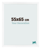 Cornice 55x65 cm Bianco Opaco MDF Bologna Davanti Dimensione | Yourdecoration.it