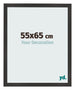 Cornice 55x65 cm Nero Opaco MDF Bologna Davanti Dimensione | Yourdecoration.it