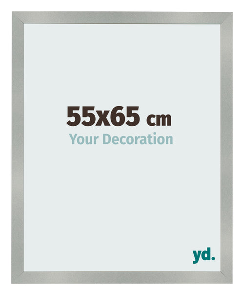 Cornice 55x65cm Alluminio Spazzolato MDF Bologna Davanti Dimensione | Yourdecoration.it