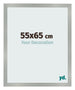 Cornice 55x65cm Alluminio Spazzolato MDF Bologna Davanti Dimensione | Yourdecoration.it