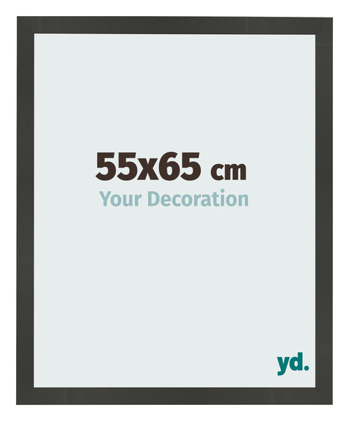 Cornice 55x65cm Antracite MDF Bologna Davanti Dimensione | Yourdecoration.it