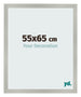 Cornice 55x65cm Argento Opaco MDF Bologna Davanti Dimensione | Yourdecoration.it