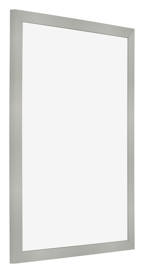Cornice 55x65cm Argento Opaco MDF Bologna Davanti Obliquo | Yourdecoration.it