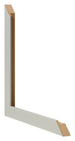 Cornice 55x65cm Argento Opaco MDF Bologna Dettaglio Intersezione | Yourdecoration.it