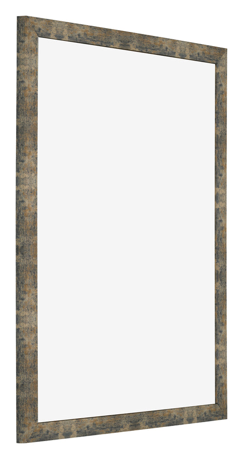 Cornice 55x65cm Blu Oro Fondente MDF Bologna Davanti Obliquo | Yourdecoration.it