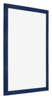 Cornice 55x65cm Blu Scuro Spazzato MDF Bologna Davanti Obliquo | Yourdecoration.it