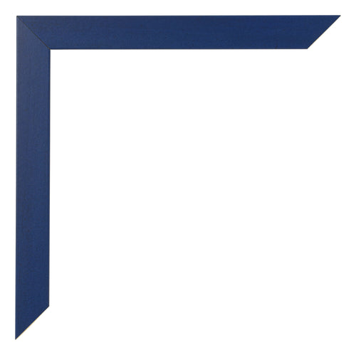 Cornice 55x65cm Blu Scuro Spazzato MDF Bologna Dettaglio Angolo | Yourdecoration.it
