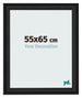 Cornice 55x65cm Grana Di Legno Nero MDF Lazio Davanti Dimensione | Yourdecoration.it