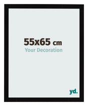Cornice 55x65cm Nero Lucente MDF Bologna Davanti Dimensione | Yourdecoration.it