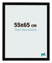 Cornice 55x65cm Nero Lucente MDF Bologna Davanti Dimensione | Yourdecoration.it
