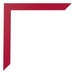 Cornice 55x65cm Rosso MDF Bologna Dettaglio Angolo | Yourdecoration.it
