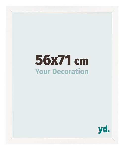 Cornice 56x71 cm Bianco Lucente MDF Bologna Davanti Dimensione | Yourdecoration.it