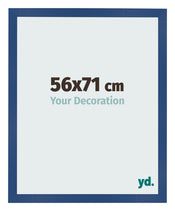 Cornice 56x71 cm Blu Scuro MDF Bologna Davanti Dimensione | Yourdecoration.it