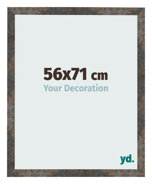 Cornice 56x71 cm Metallo Ossidato MDF Bologna Davanti Dimensione | Yourdecoration.it